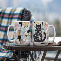 Life Is Better With Cats – Ceramic Mug